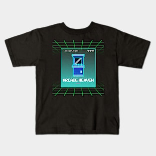 Arcade Heaven 80s Retro Design Kids T-Shirt